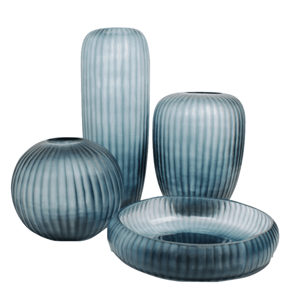 GUAXS - VASE GOBI ROUND OCEAN BLUE INDIGO – Image 4